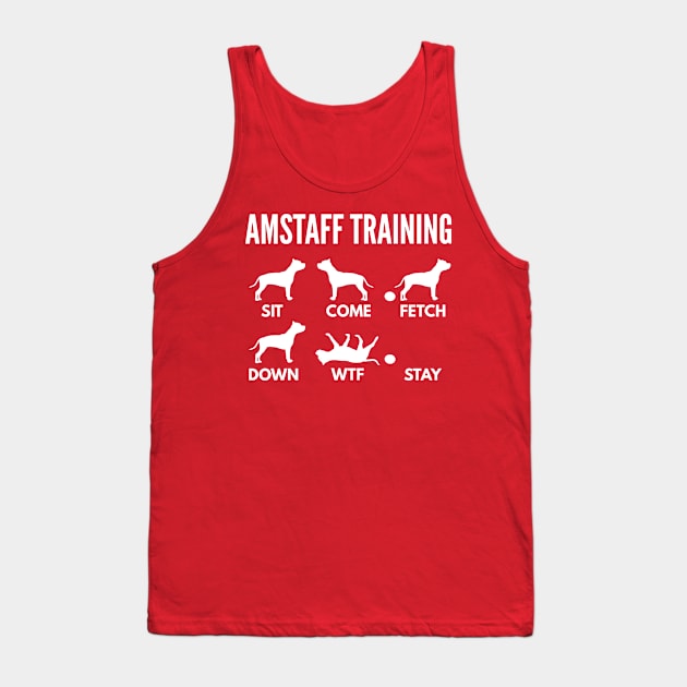 Amstaff Training Amstaff Dog Tricks Tank Top by DoggyStyles